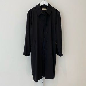 CALVIN KLEIN COLLECTION LIGHTWEIGHT SILK COAT 6